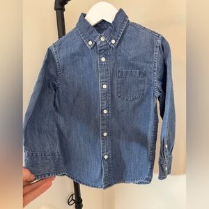 Crewcuts Kids chambray button down shirt